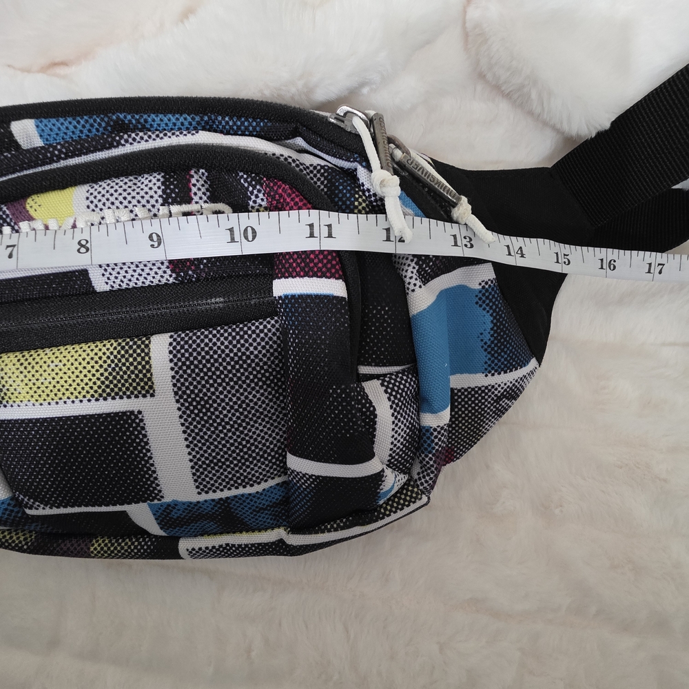 Quick Silver Multicolor Geometric Patterned Belt … - image 8